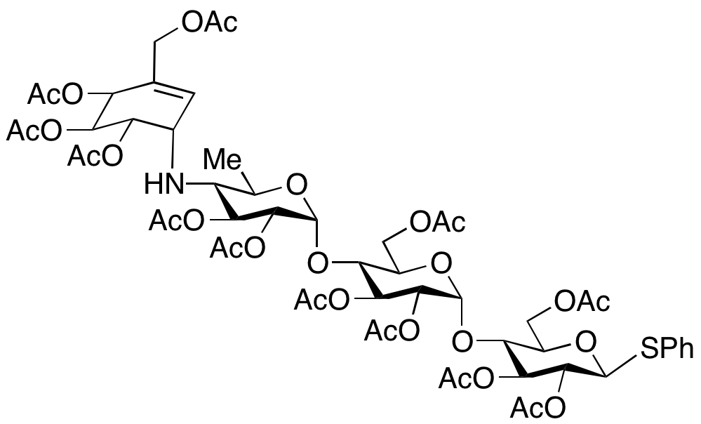 Acarbose-1-phenylthiol Dodecaacetate