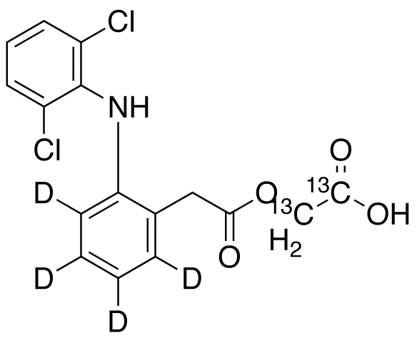 Aceclofenac-d4,13C2 (major)