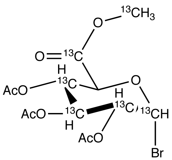 Acetobromo-α-D-glucuronic Acid-13C6 Methyl Ester