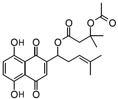 Acetoxyisovalerylalkannin