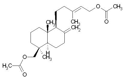 Agathadiol diacetate