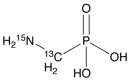 Aminomethanephosphonic Acid-13C,15N