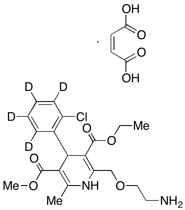 Amlodipine-d4 Maleic Acid Salt (2-Chlorophenyl-d4)