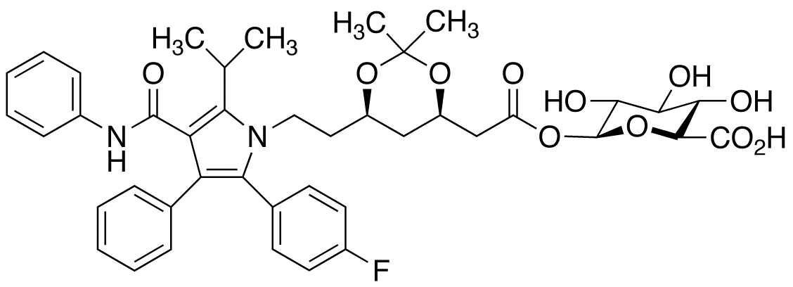 Atorvastatin Acetonide Acyl-β-D-glucuronide