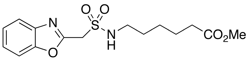 Benzoxazolemethanesulfonamide-N-(6-methyl-hexanoate)