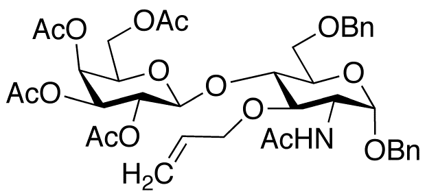 Benzyl 2-(Acetamido)-2-deoxy-6-O-benzyl-3-O-2-propen-1-yl-4-O-[2,3,4,6-tetra-O-acetyl-β-D-galactopyranosyl]-α-D-glucopyranoside