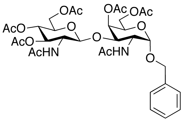 Benzyl 2-(Acetylamino)-2-deoxy-3-O-[3,4,6-tri-O-acetyl-2-(acetylamino)-2-deoxy-β-D-glucopyranosyl]-α-D-galactopyranoside 4,6-Diacetate