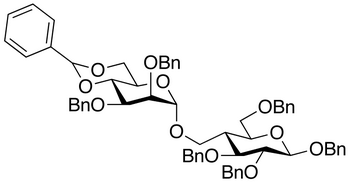 Benzyl 2,3,6-Tri-O-benzyl-4-O-[2,3-di-O-benzyl-4,5-)-benzylidene-[β-D-mannopyranosyl]-α-D-glucopyranoside