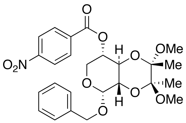 Benzyl 2,3-O-[(1S,2S)-1,2-Dimethoxy-1,2-dimethyl-1,2-ethanediyl]-4-nitrobenzoyl-α-L-xylopyranoside