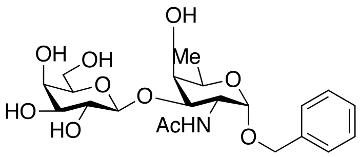 Benzyl 2-Acetamido-2,6-dideoxy-3-O-β-D-galactopyranosyl α-D-Galactopyranoside