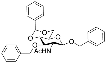 Benzyl 2-Acetamido-3-O-benzyl-4,6-O-benzylidene-2-deoxy-β-D-glucopyranoside