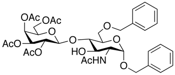 Benzyl 2-Acetamido-6-O-benzyl-4-(2,3,4,6-tetra-O-acetyl-β-D-galactopyranosyl)-2-deoxy-α-D-glucopyranoside