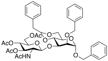 Benzyl 2-Benzyl-4,6-O-benzylidene-3-O-(2-acetamido-2-deoxy-3,4,6-tri-O-acetyl-D-glucopyranosyl)-D-mannopyranoside