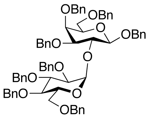 Benzyl 2-O-(2,3,4,6-tetra-O-benzyl-α-D-glucopyranosyl)- 3,4,6-tri-O-benzyl-β-D-galactopyranoside