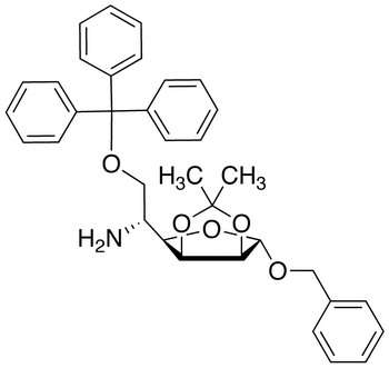 Benzyl 5-Amino-5-deoxy-2,3-O-isopropylidene-6-O-trityl-α-D-mannofuranoside