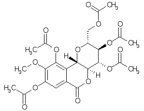 Bergenin pentaacetate