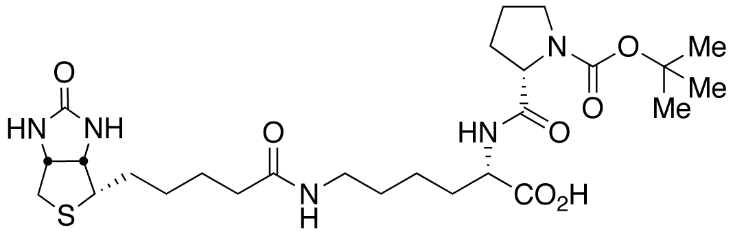 Biocytin-N-(t-boc)-L-proline