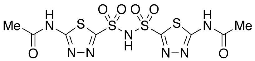 Bis[5-(acetylamino)-1,3,4-thiadiazole-2-sulfonyl]amine