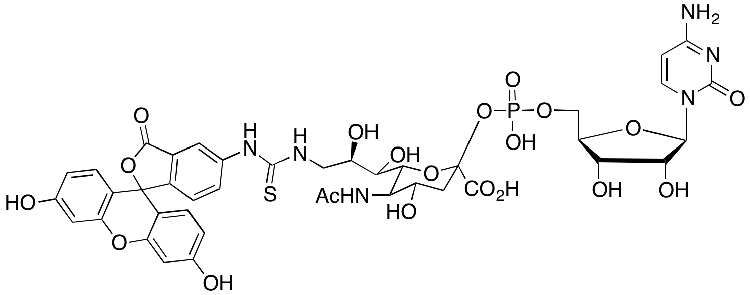 CMP-9-fluoresceinyl-NeuAc