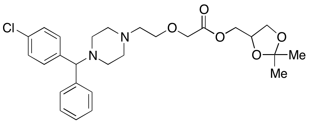 Cetirizine (2,2-Dimethyl-1,3-dioxolan-4-yl)methyl ester