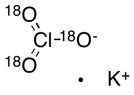 Chloric-18O3 Acid Potassium Salt (As a solution in H218O)