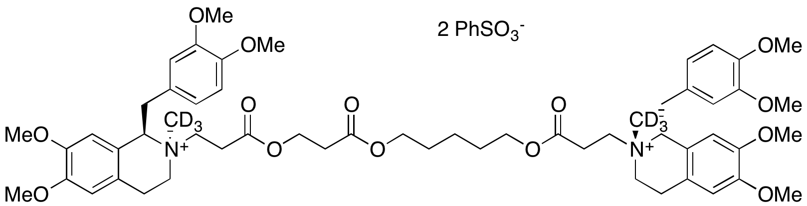 Cis-Cis-Atracurium-3-oxopropoxy-d6 Dibesylate