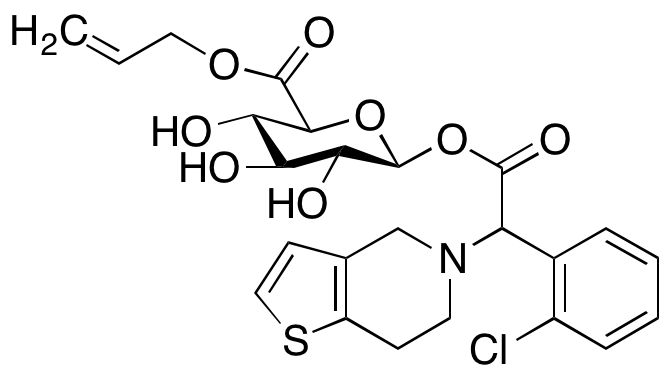 Clopidogrel Acyl-β-D-glucuronide Allyl Ester