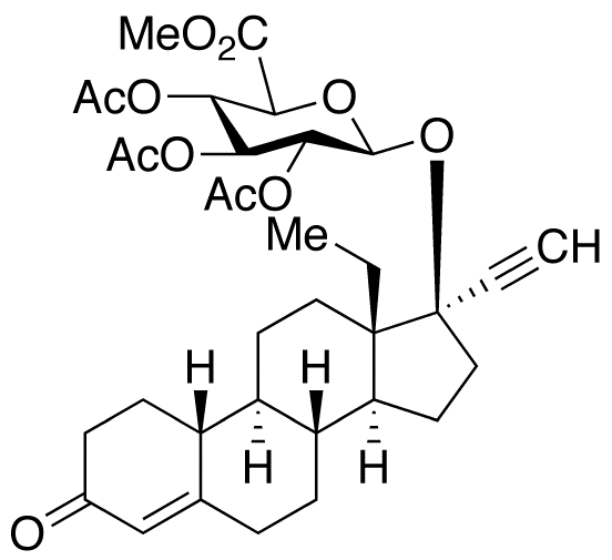 D-(-)-Norgestrel Tri-O-acetyl β-D-Glucuronide Methyl Ester