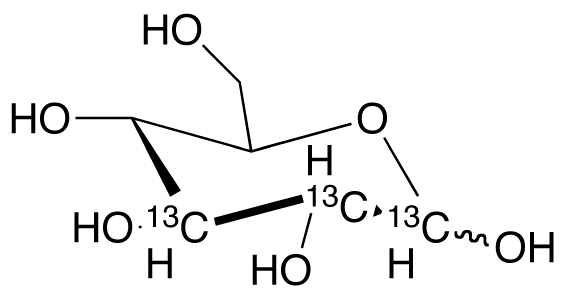 D-Glucose-1,2,3-13C3