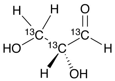 D-Glyceraldehyde-1,2,3-13C3 (Aqueous Solution)