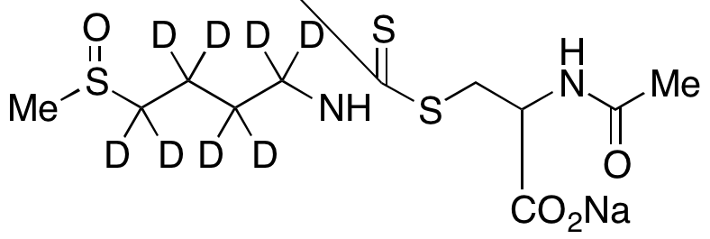 D,L-Sulforaphane-d8 N-Acetyl-L-cysteine Sodium Salt