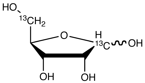 D-Ribose-1,5-13C2