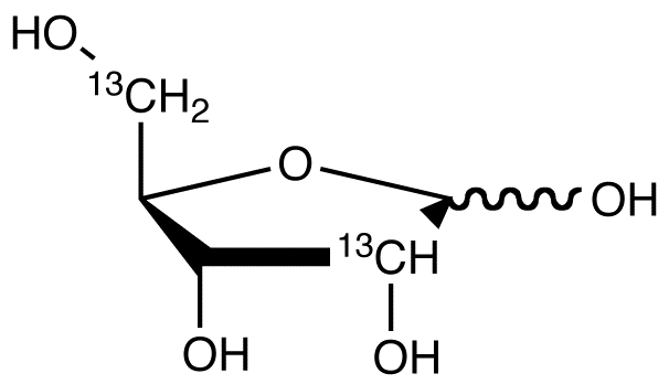 D-Ribose-2,5-13C2