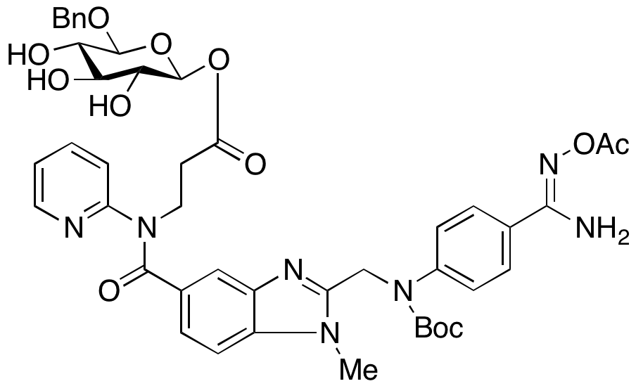 Dabigatran tert-Butylcarbonyl Acetate 6-Benzyloxy Acyl-β-D-Glucuronide