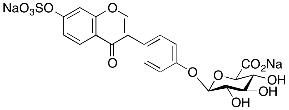 Daidzein-7-sulfate-4’-β-D-glucuronide Disodium Salt