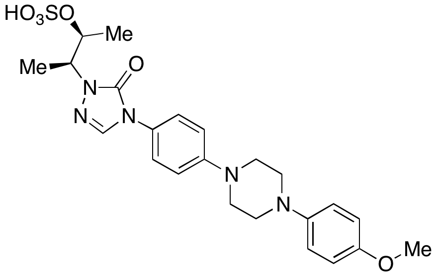 De-1-((2-(2,4-dichlorophenyl)-1,3-dioxolan-2-yl)methyl)-1H-1,2,4-triazole Itraconazole Sulfate