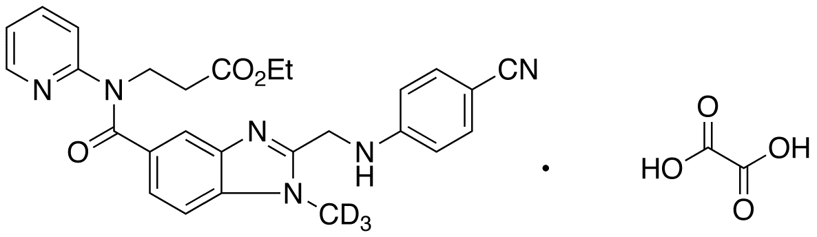 Deacetamidine Cyano Dabigatran-d3 Ethyl Ester Oxalate