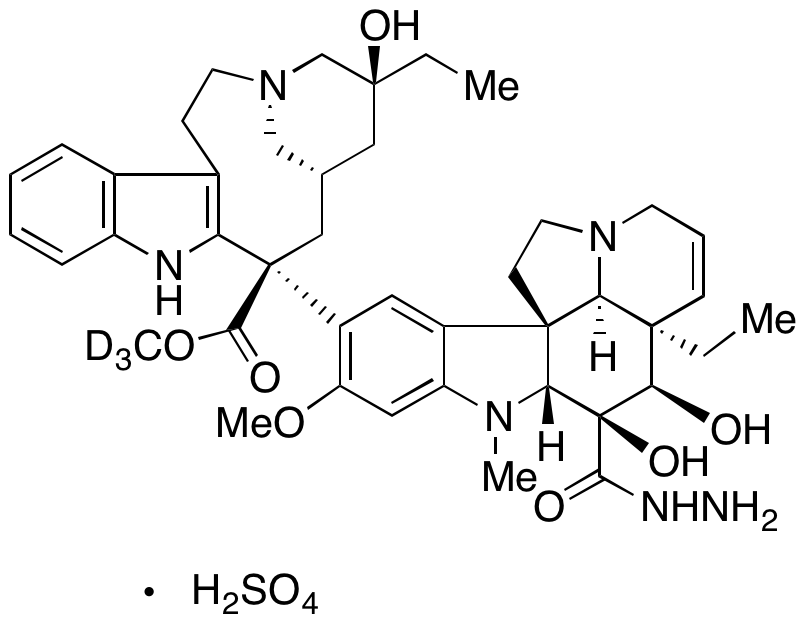 Deacetylvinblastine Hydrazide Sulfate-d3