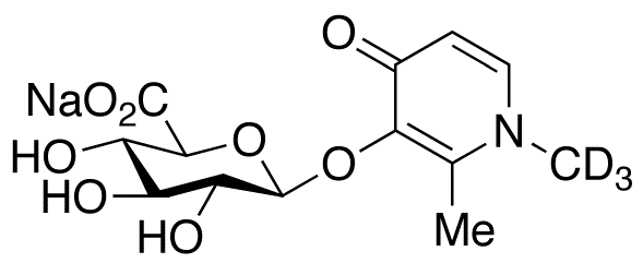 Deferiprone-d3 3-O-β-D-Glucuronide Sodium Salt