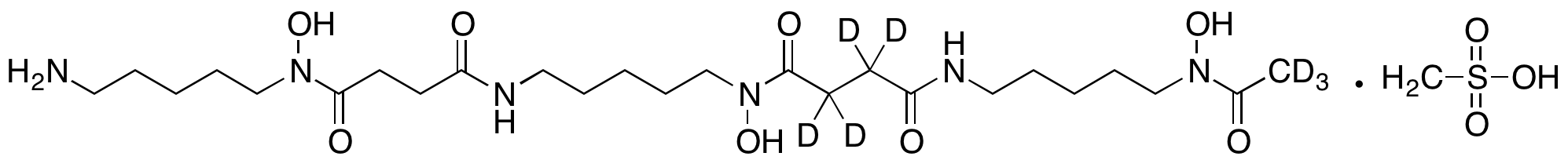 Deferoxamine-d7 Mesylate