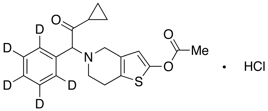 Defluoro Prasugrel-d5 Hydrochloride