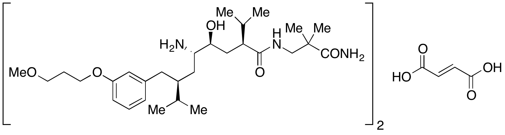 Demethoxy Aliskiren Fumarate (2:1)