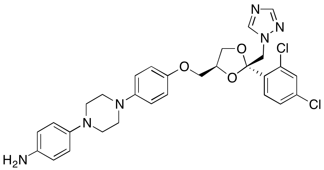 Des-(1-(sec-butyl)-1H-1,2,4-triazol-5(4H)-one) Itraconazole