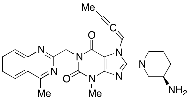 Des-(N-butyn-1-yl) N-(Buta-1,2-Dien-1-yl) Linagliptin (Linagliptin Diene Impurity)