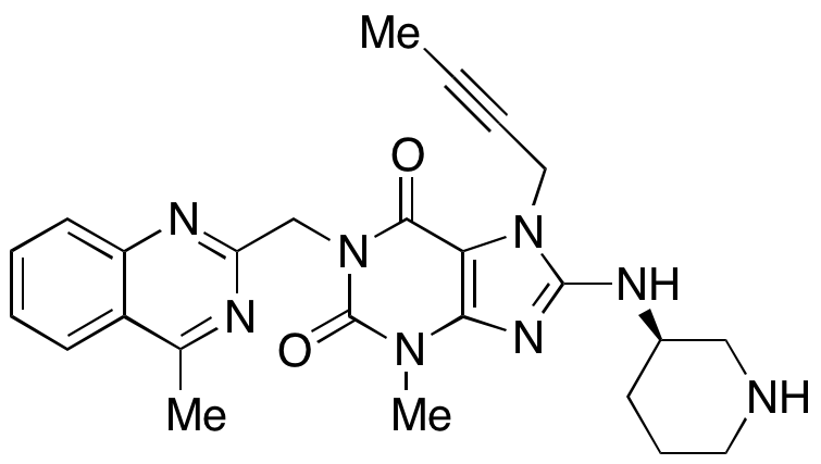 Des-(R)-piperidin-3-amine 8-(R)-(Piperidin-3-ylamino) Linagliptin