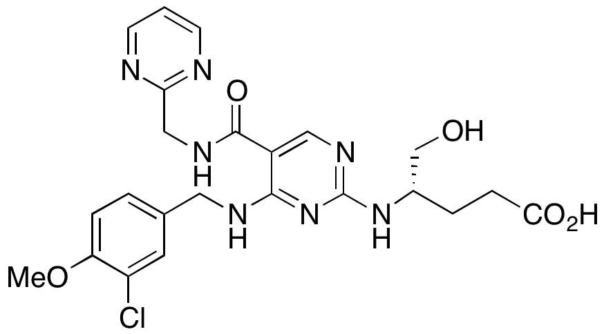 Des(2-hydroxymethylpyrrolidino) 2-[(2-Hydroxymethyl,-3-carboxy)propylamino]avanafil