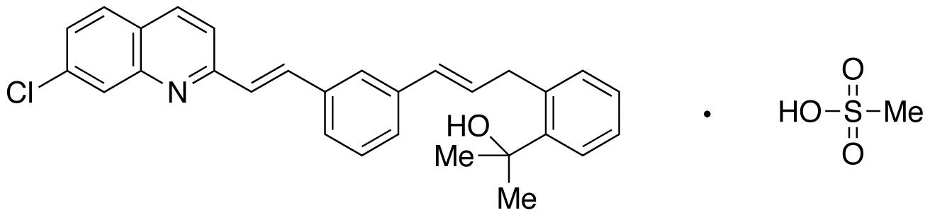 Des[3-[[(1-Carboxymethyl)cyclopropyl]methyl]thio]-2-propenyl Montelukast Mesylate