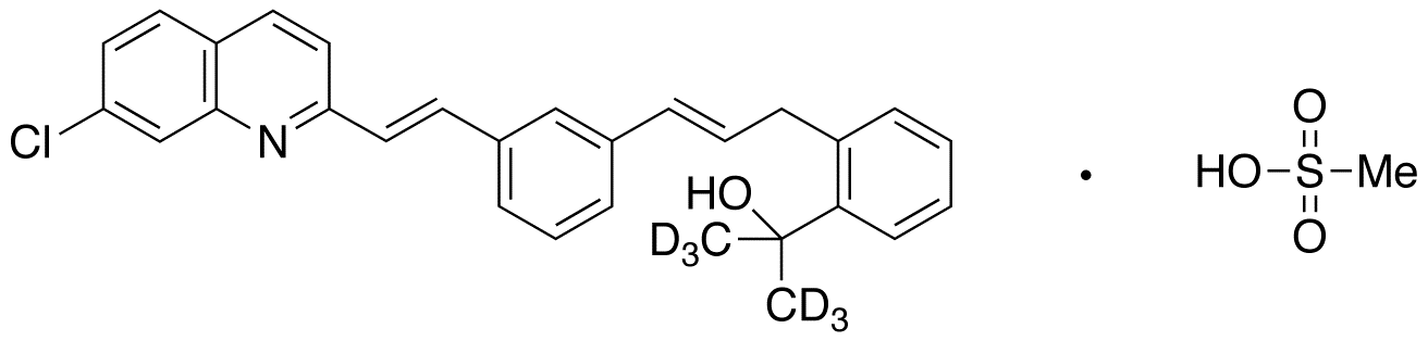 Des[3-[[(1-Carboxymethyl)cyclopropyl]methyl]thio]-2-propenyl Montelukast-d6 Mesylate