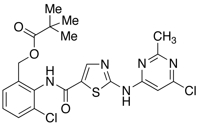 Des-6-[4-(2-hydroxyethyl)-1-piperazinyl]-6-chloro-O-pivalate Dasatinib