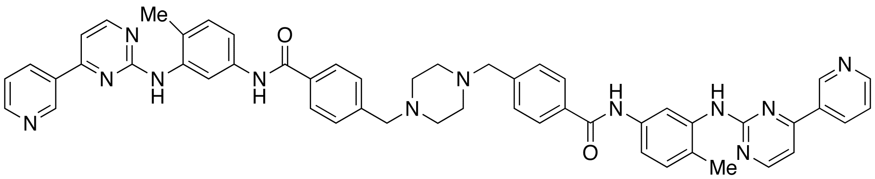 Des(methylpiperazinyl-N-methyl) Imatinib Dimer Impurity